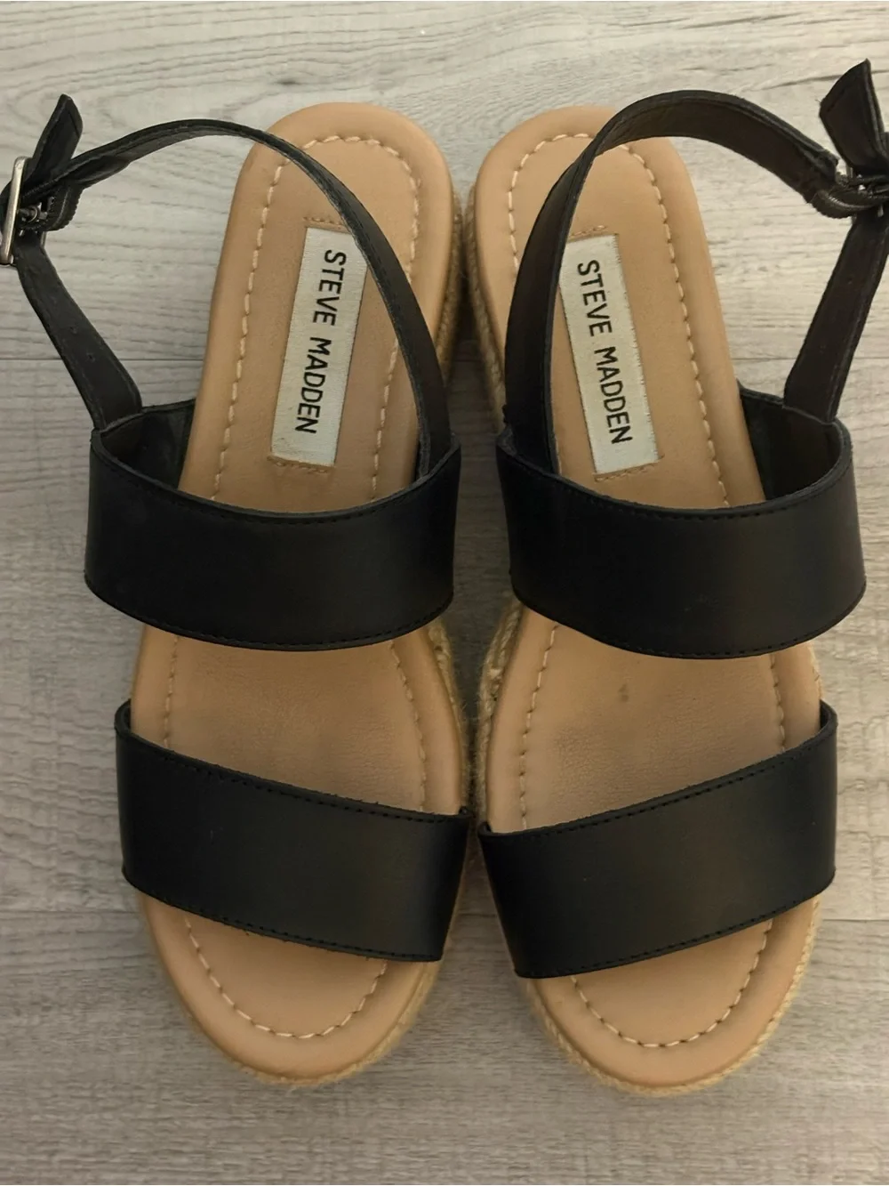 Steve Madden black leather
